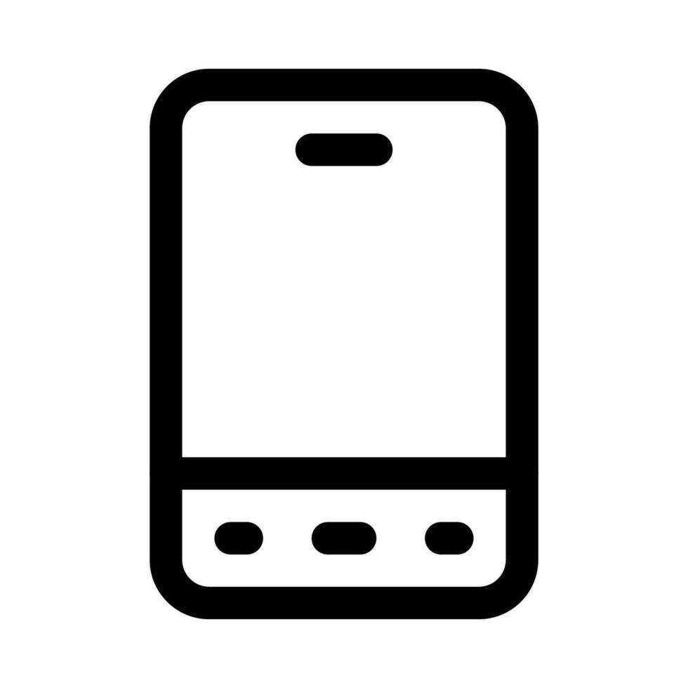 Tablette Vektor Symbol auf Weiß Hintergrund