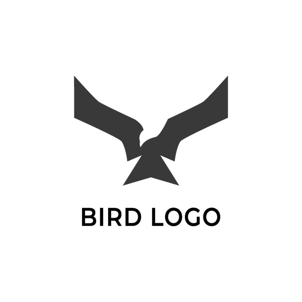 flygande fågel logotyp design. professionell fågel logotyp design. flygande vingar fågel logotyp abstrakt design. monogram fågel logotyp. vektor