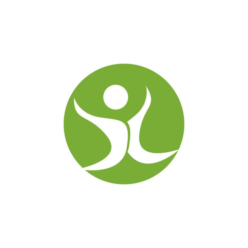 Gesundheit Menschen Leben Logo-Vektor-Illustration vektor