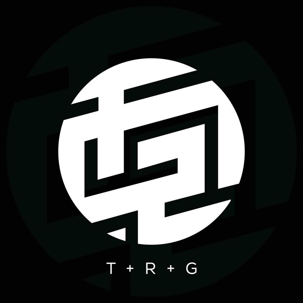 trg Brief runden gestalten Logo Design Symbol vektor