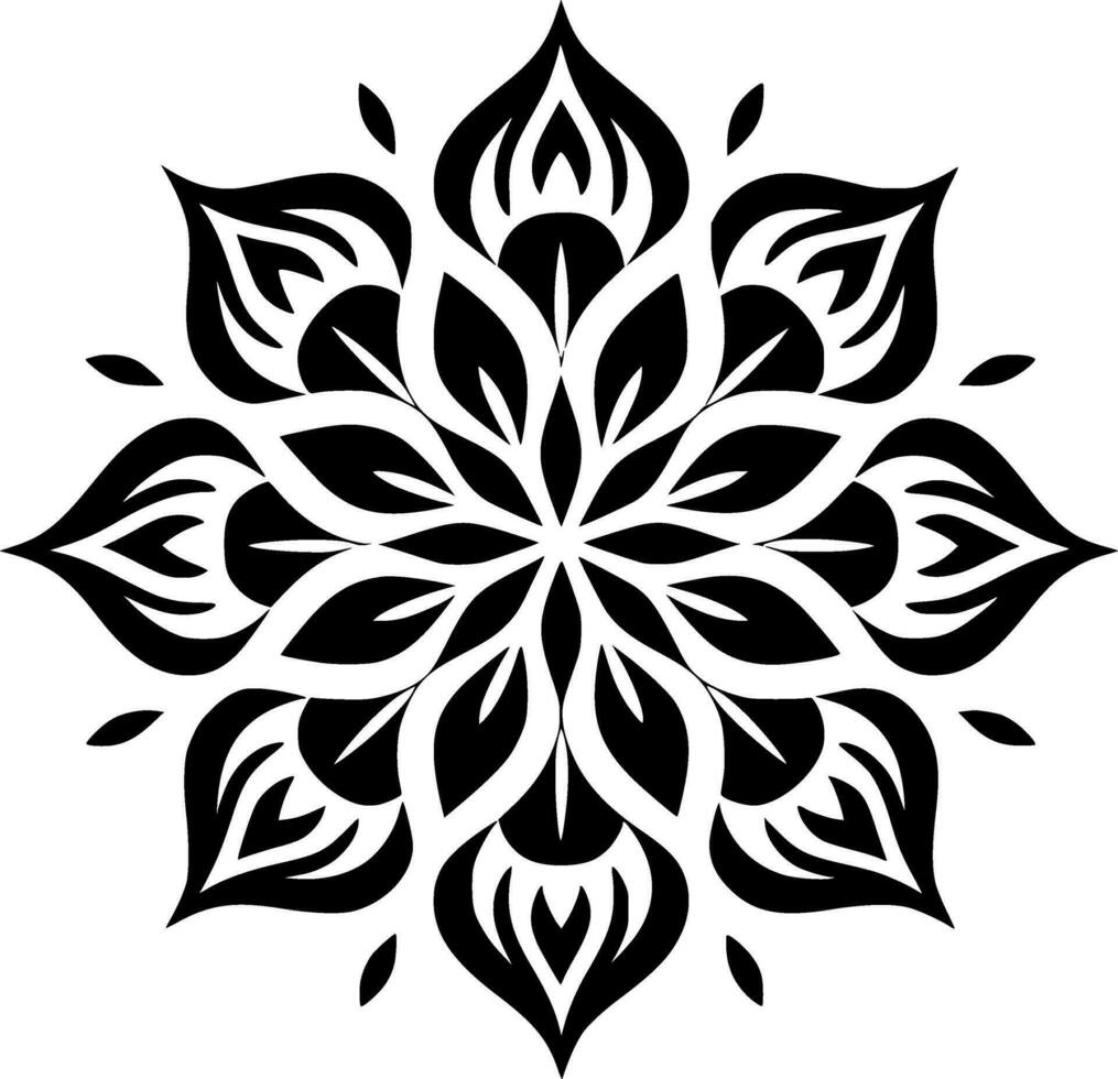 Mandala - - hoch Qualität Vektor Logo - - Vektor Illustration Ideal zum T-Shirt Grafik