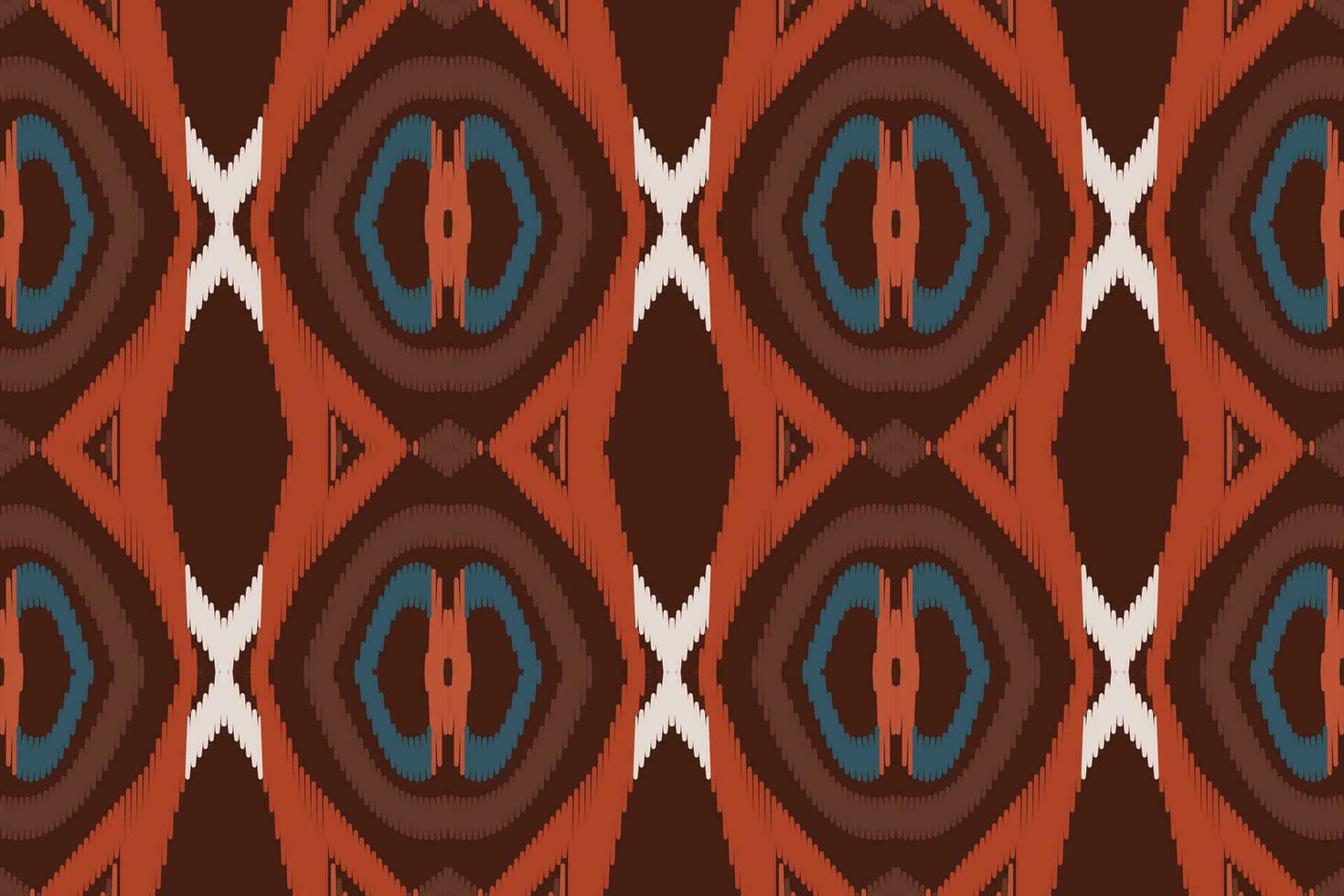 ikat sömlös mönster broderi bakgrund. ikat sömlös mönster geometrisk etnisk orientalisk mönster traditionell.aztec stil abstrakt vektor design textur, tyg, kläder, inslagning, sarong.