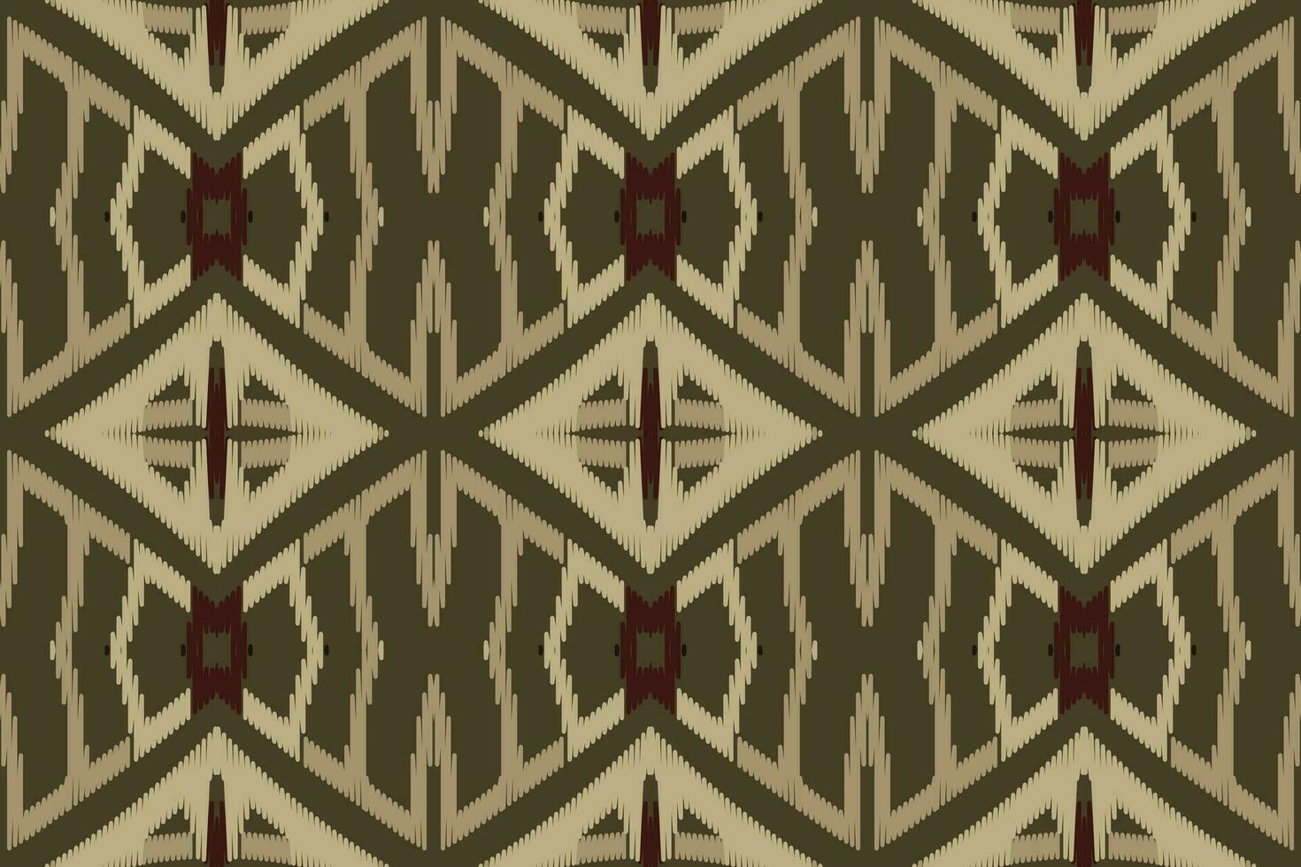 ikat tyg paisley broderi bakgrund. ikat design geometrisk etnisk orientalisk mönster traditionell.aztec stil abstrakt vektor illustration.design för textur, tyg, kläder, inslagning, sarong.