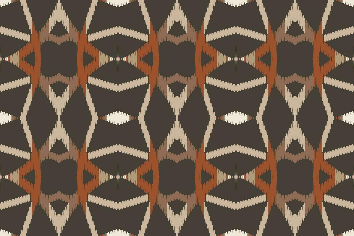 ikat sömlös mönster broderi bakgrund. ikat bakgrund geometrisk etnisk orientalisk mönster traditionell.aztec stil abstrakt vektor design för textur, tyg, kläder, inslagning, sarong.