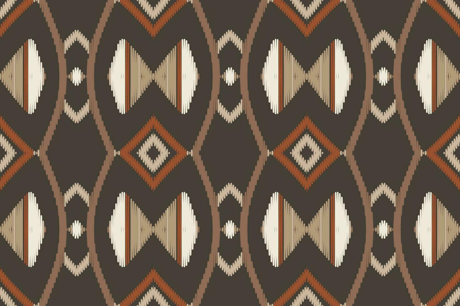 Ikat nahtlos Muster Stickerei Hintergrund. Ikat aztekisch geometrisch ethnisch orientalisch Muster traditionell.aztekisch Stil abstrakt Vektor illustration.design zum Textur, Stoff, Kleidung, Verpackung, Sarong.