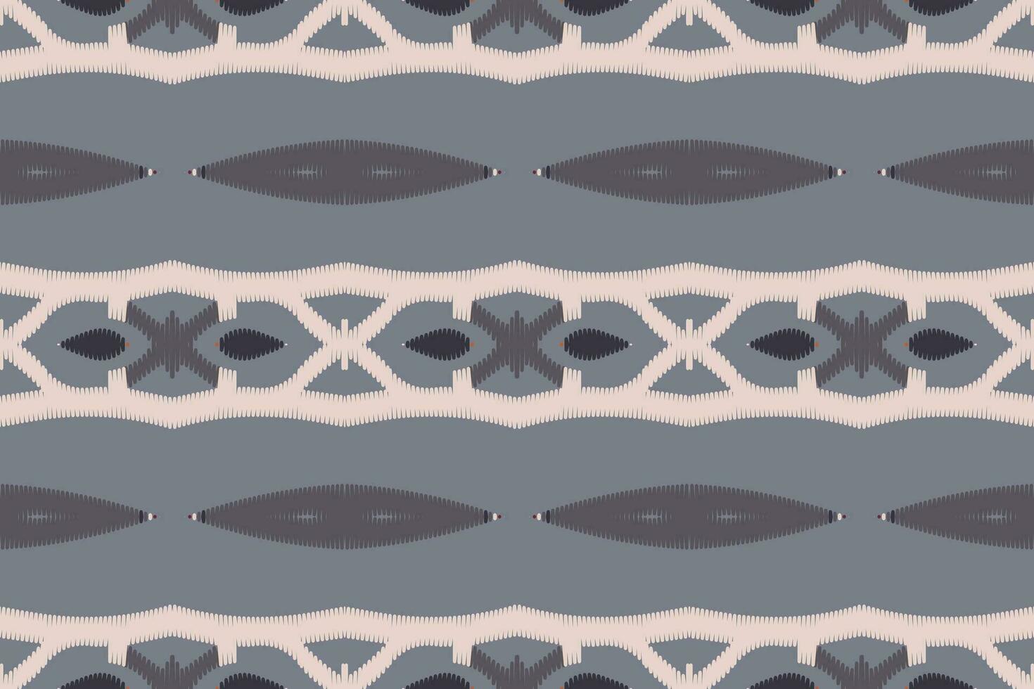 ikat damast- broderi bakgrund. ikat rand geometrisk etnisk orientalisk mönster traditionell.aztec stil abstrakt vektor illustration.design för textur, tyg, kläder, inslagning, sarong.