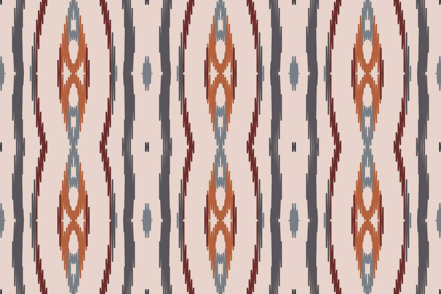 ikat damast- broderi bakgrund. ikat tyg geometrisk etnisk orientalisk mönster traditionell.aztec stil abstrakt vektor illustration.design för textur, tyg, kläder, inslagning, sarong.