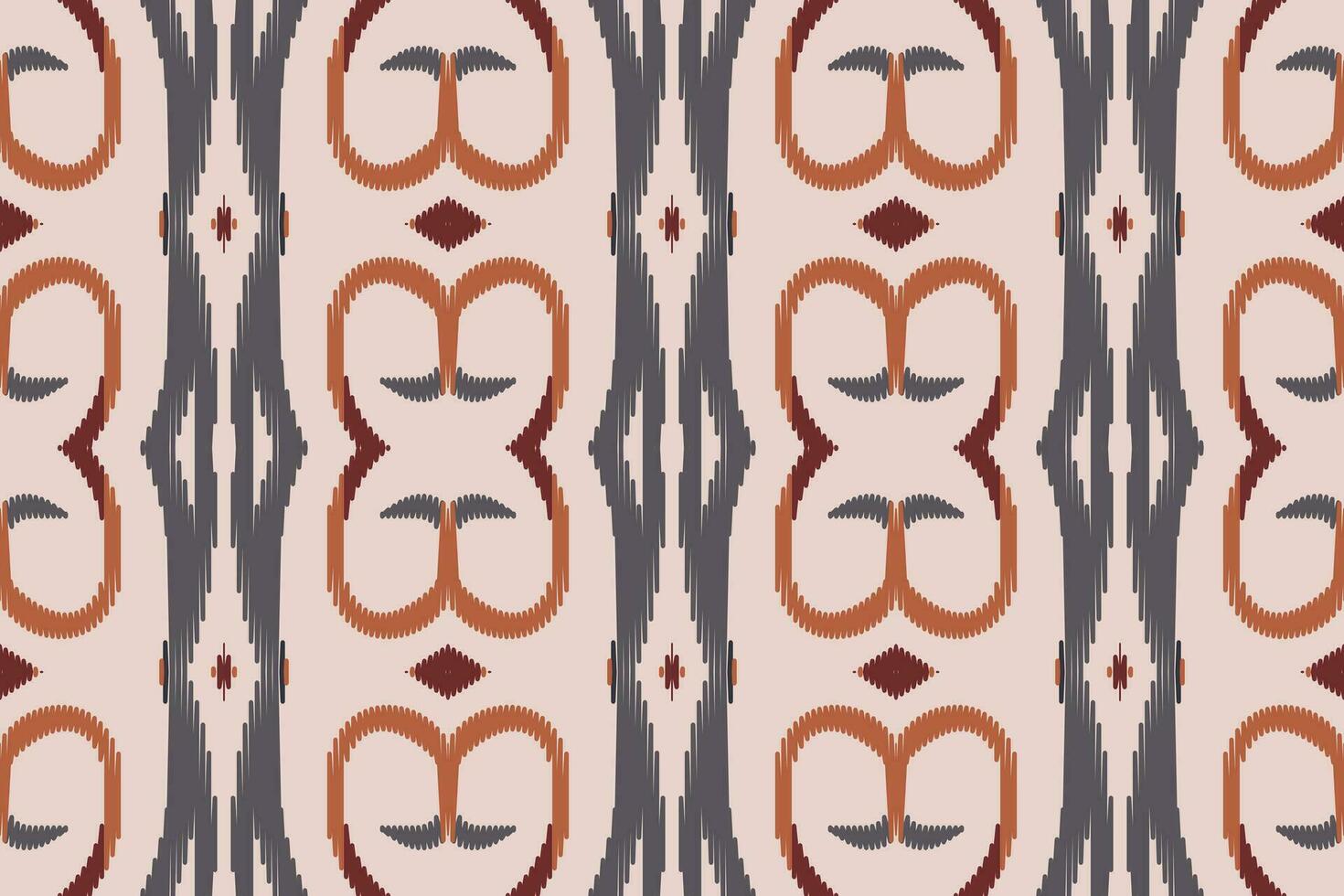Ikat Damast Stickerei Hintergrund. Ikat Muster geometrisch ethnisch orientalisch Muster traditionell. Ikat aztekisch Stil abstrakt Design zum drucken Textur, Stoff, Saree, Sari, Teppich. vektor
