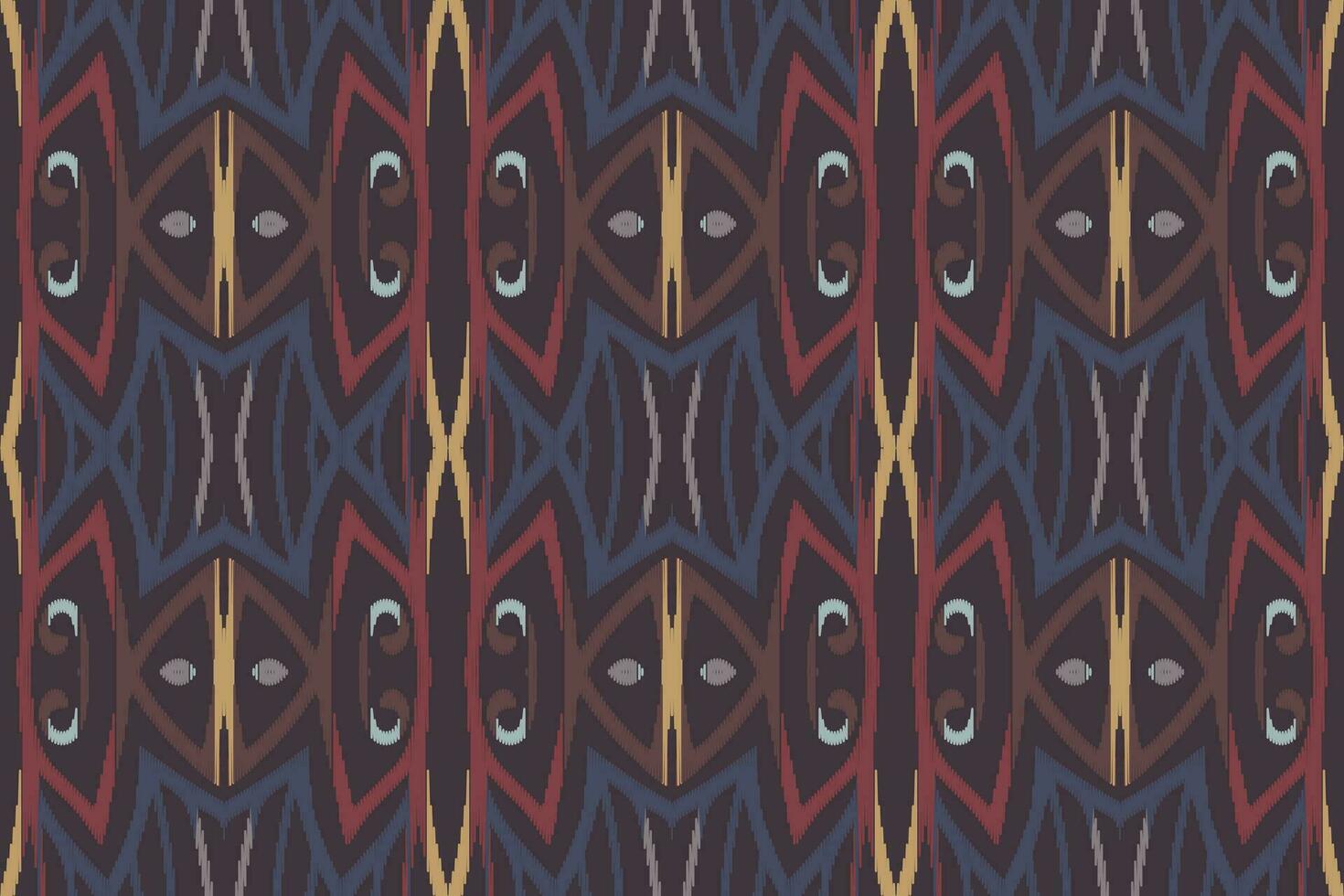 Ikat Damast Paisley Stickerei Hintergrund. Ikat Textur geometrisch ethnisch orientalisch Muster traditionell.aztekisch Stil abstrakt Vektor illustration.design zum Textur, Stoff, Kleidung, Verpackung, Sarong.