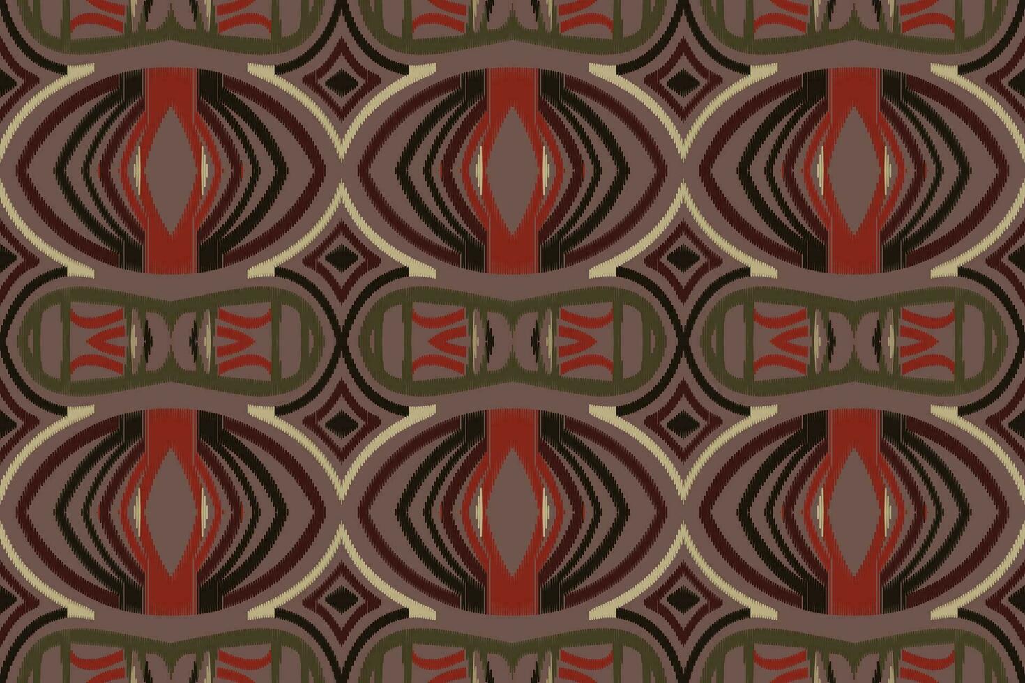 ikat blommig paisley broderi bakgrund. ikat grafik geometrisk etnisk orientalisk mönster traditionell.aztec stil abstrakt vektor illustration.design för textur, tyg, kläder, inslagning, sarong.