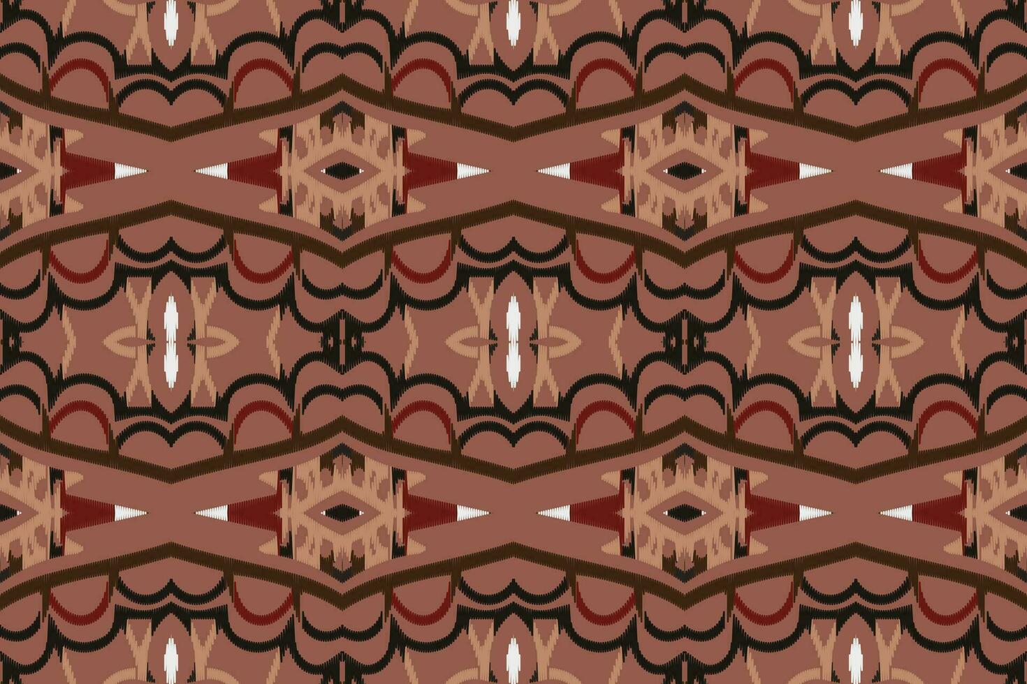 ikat blommig paisley broderi bakgrund. ikat mönster geometrisk etnisk orientalisk mönster traditionell. ikat aztec stil abstrakt design för skriva ut textur, tyg, saree, sari, matta. vektor