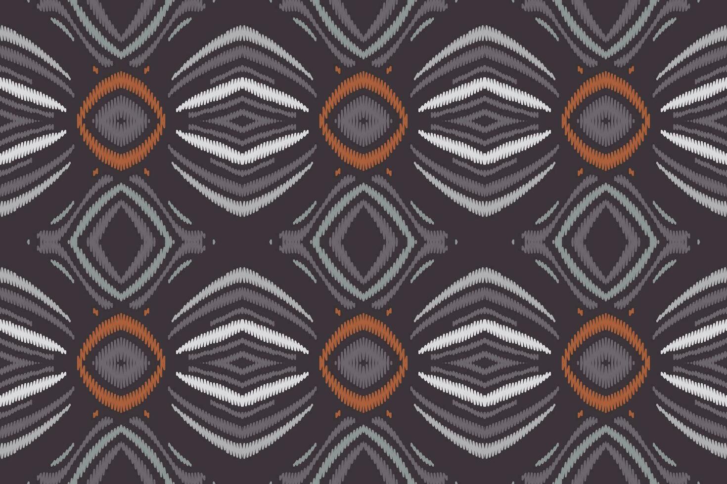 ikat damast- paisley broderi bakgrund. ikat ram geometrisk etnisk orientalisk mönster traditionell.aztec stil abstrakt vektor illustration.design för textur, tyg, kläder, inslagning, sarong.