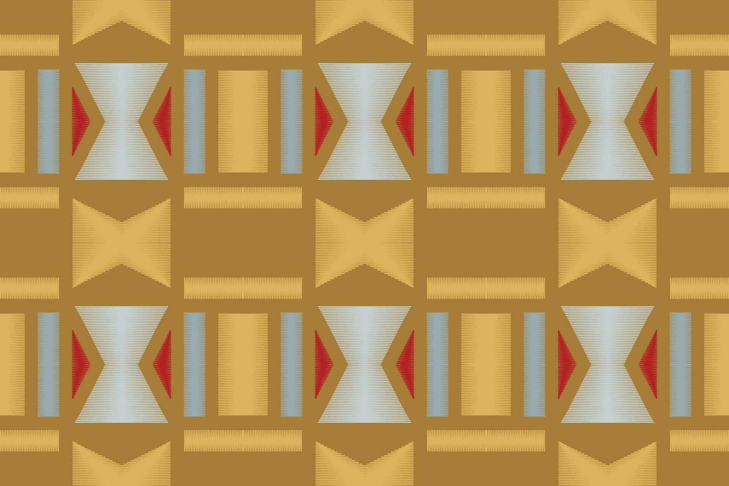 ikat damast- paisley broderi bakgrund. ikat sömlös geometrisk etnisk orientalisk mönster traditionell. ikat aztec stil abstrakt design för skriva ut textur, tyg, saree, sari, matta. vektor