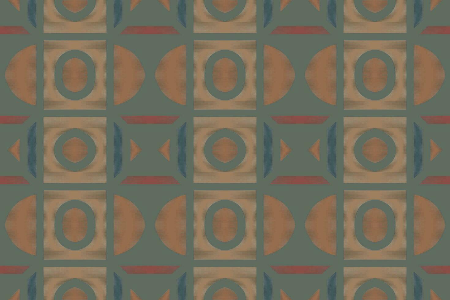 ikat blommig paisley broderi bakgrund. ikat damast- geometrisk etnisk orientalisk mönster traditionell. ikat aztec stil abstrakt design för skriva ut textur, tyg, saree, sari, matta. vektor