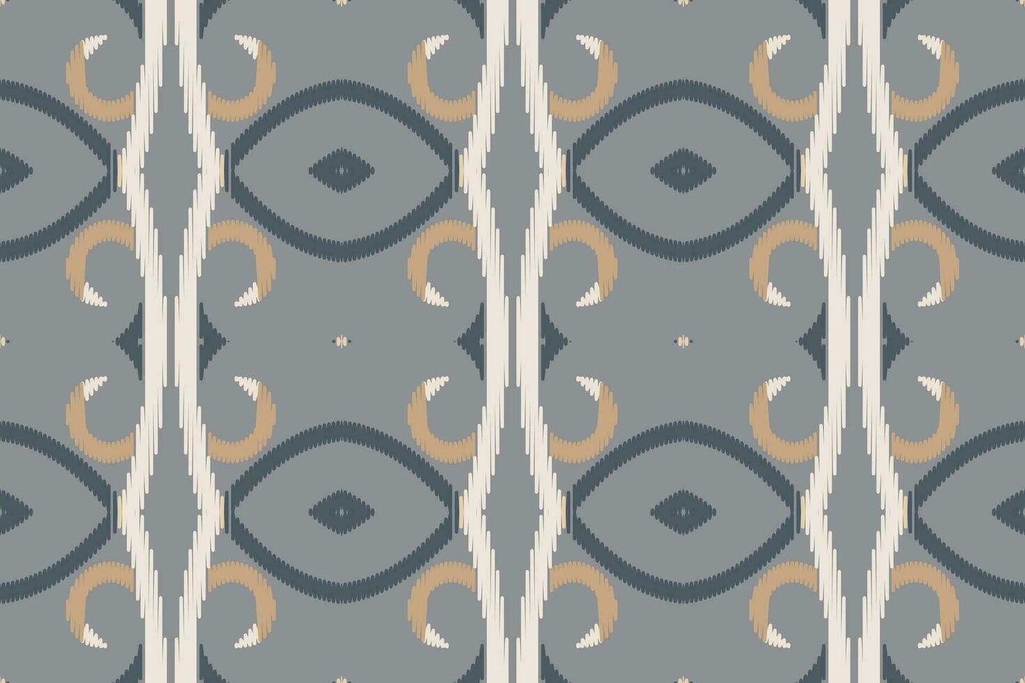 Ikat nahtlos Muster Stickerei Hintergrund. Ikat Designs geometrisch ethnisch orientalisch Muster traditionell.aztekisch Stil abstrakt Vektor Design zum Textur, Stoff, Kleidung, Verpackung, Sarong.