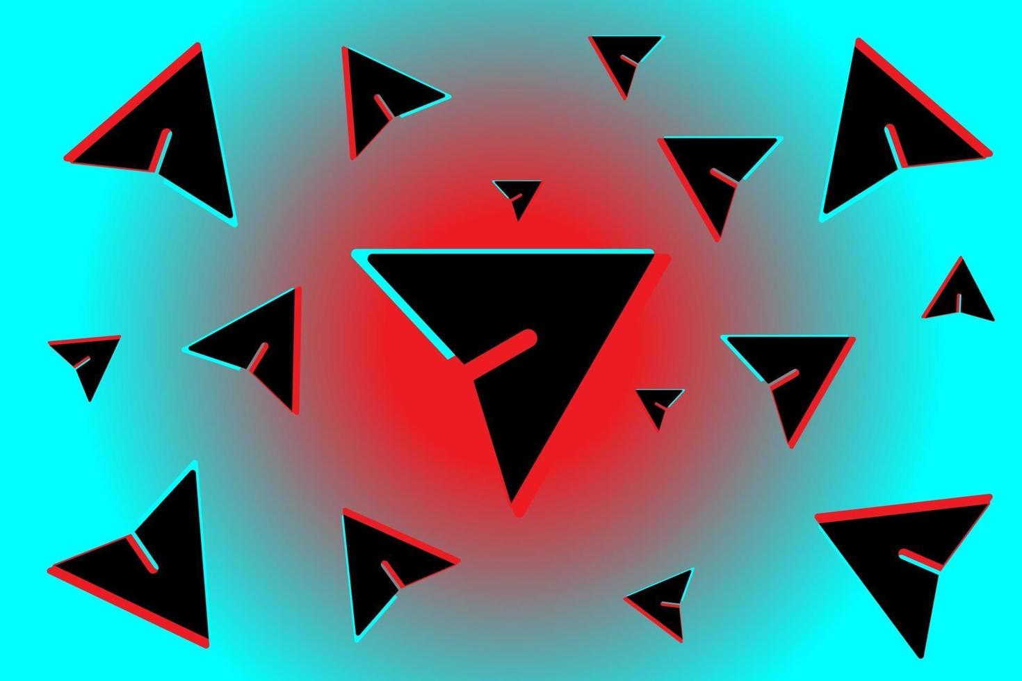 abstraktes nahtloses Muster mit Neonbotschaft vektor