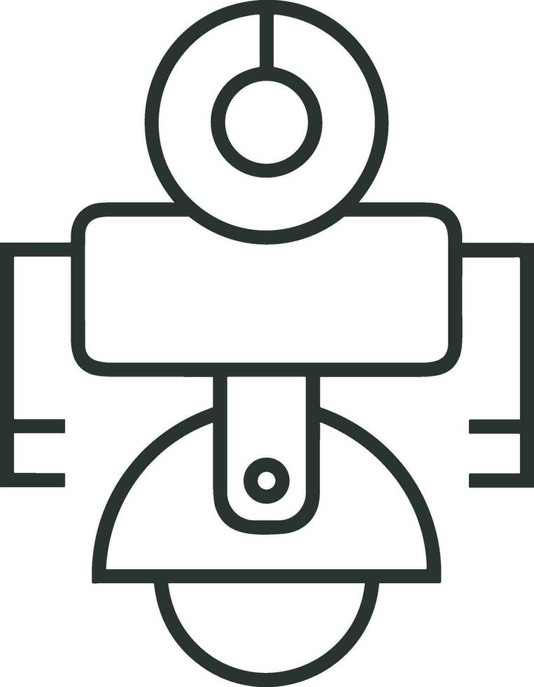 künstlich Intelligenz Symbol Symbol Vektor Bild. Illustration von das Gehirn Roboter Lernen Mensch Clever Algorithmus Design Bild.