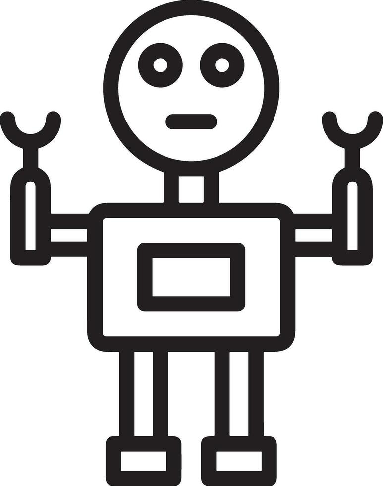 künstlich Intelligenz Symbol Symbol Vektor Bild. Illustration von das Gehirn Roboter Lernen Mensch Clever Algorithmus Design Bild.