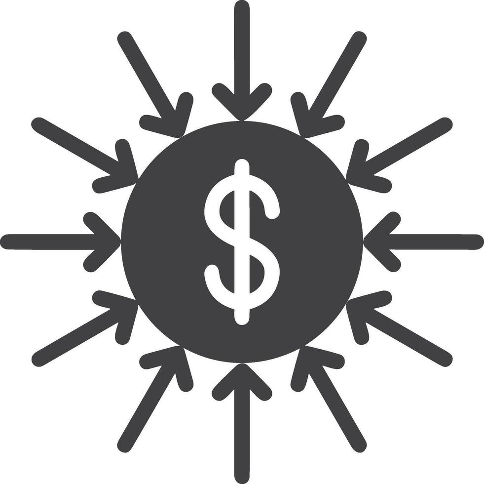 pengar utbyta betalning ikon symbol vektor bild. illustration av de dollar valuta mynt grafisk design bild