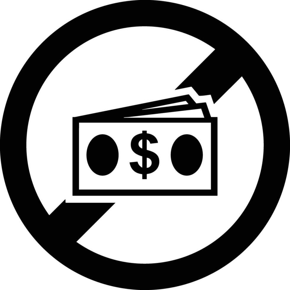 Geld Austausch Zahlung Symbol Symbol Vektor Bild. Illustration von das Dollar Währung Münze Grafik Design Bild