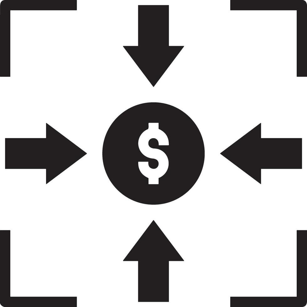 pengar utbyta betalning ikon symbol vektor bild. illustration av de dollar valuta mynt grafisk design bild