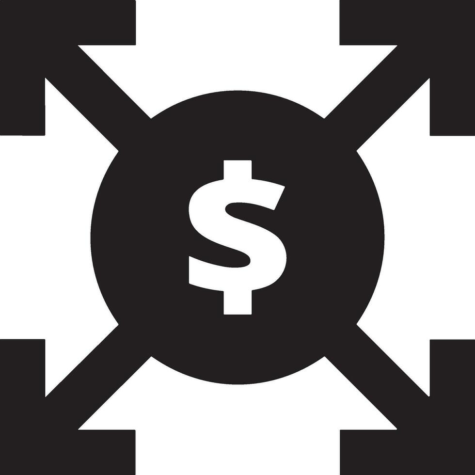 Geld Austausch Zahlung Symbol Symbol Vektor Bild. Illustration von das Dollar Währung Münze Grafik Design Bild