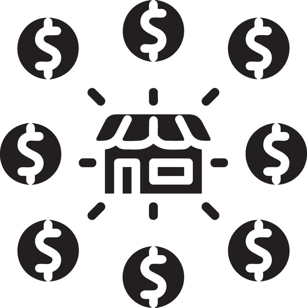 Geld Austausch Zahlung Symbol Symbol Vektor Bild. Illustration von das Dollar Währung Münze Grafik Design Bild