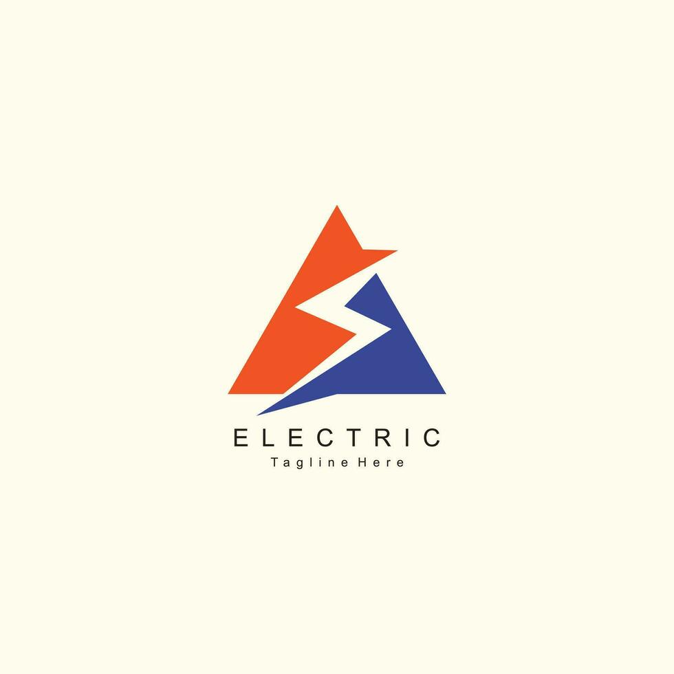 elektrisk logotyp design mall element vektor