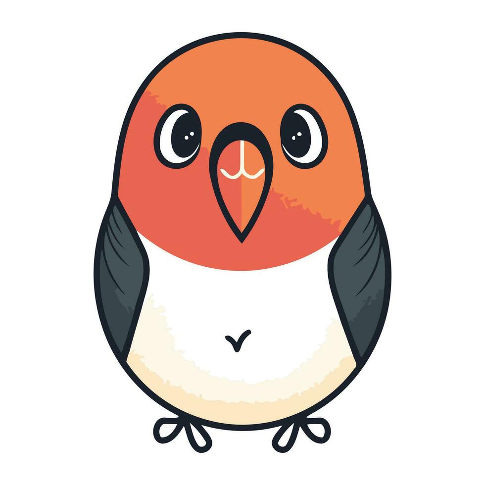 söt liten fågel tecknad serie ikon vektor illustration design grafisk vektor illustration grafisk design
