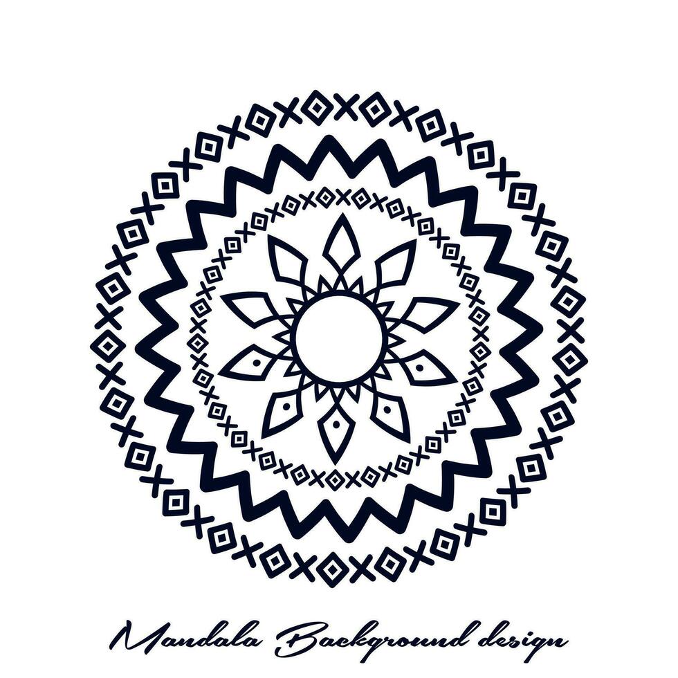 minimalistisch Einfachheit islamisch Mandala Hintergründe. indisch aufwendig Einladung Gradient Mandala Hintergründe. Hintergrund Illustration Muster. vektor