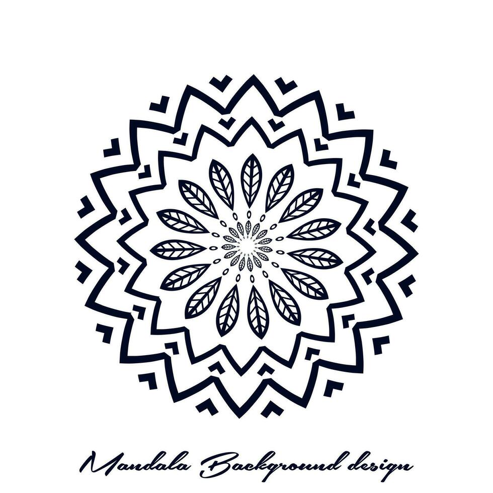 minimalistisch Einfachheit islamisch Mandala Hintergründe. indisch aufwendig Einladung Gradient Mandala Hintergründe. Hintergrund Illustration Muster. vektor