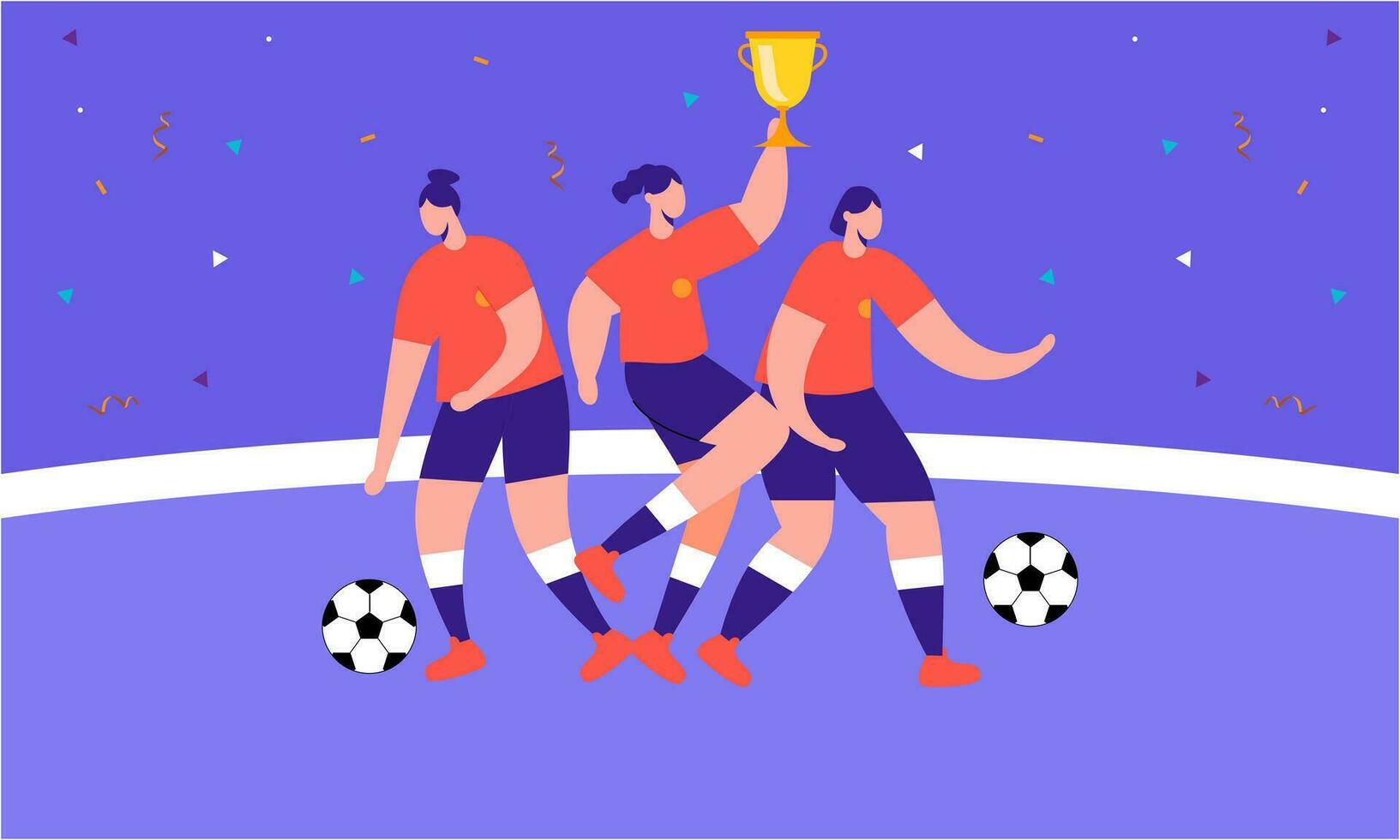 seger för de spanska kvinnor s nationell fotboll team vektor
