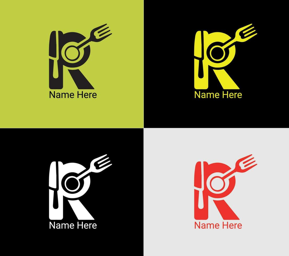 Restaurant Unternehmen Logo, Elemente Farbe Variation abstrakt Symbol. modern Logo, Geschäft Vorlage. vektor