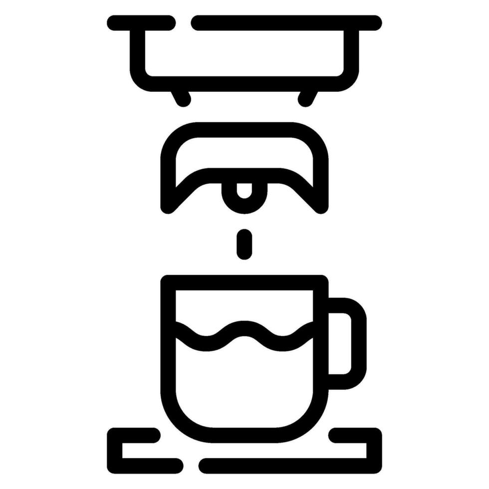 espresso skott ikon illustration, för uiux, infografik, etc vektor