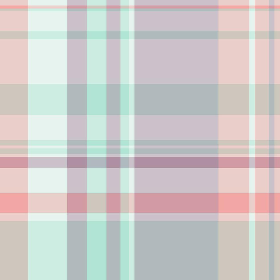 Hintergrund prüfen Plaid von Stoff nahtlos Textur mit ein Vektor Muster Tartan Textil.