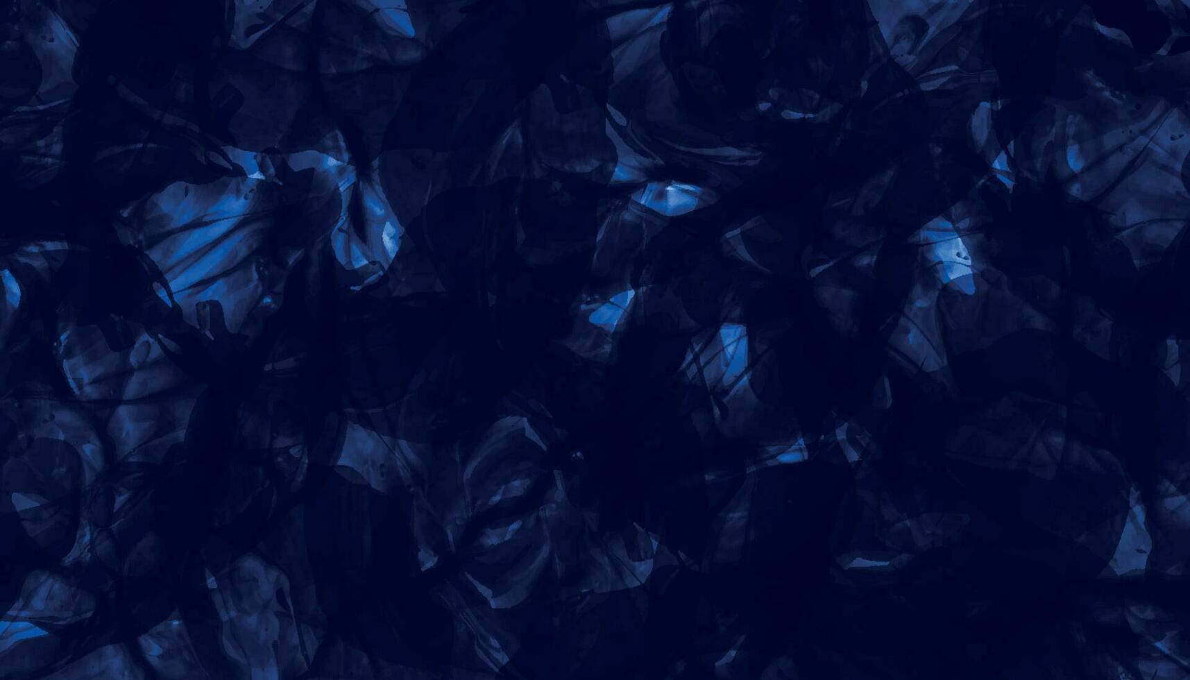 mörk blå vattenfärg bakgrund. Marin blå vattenfärg och papper textur. skön mörk lutning hand dragen förbi borsta grunge bakgrund. vektor