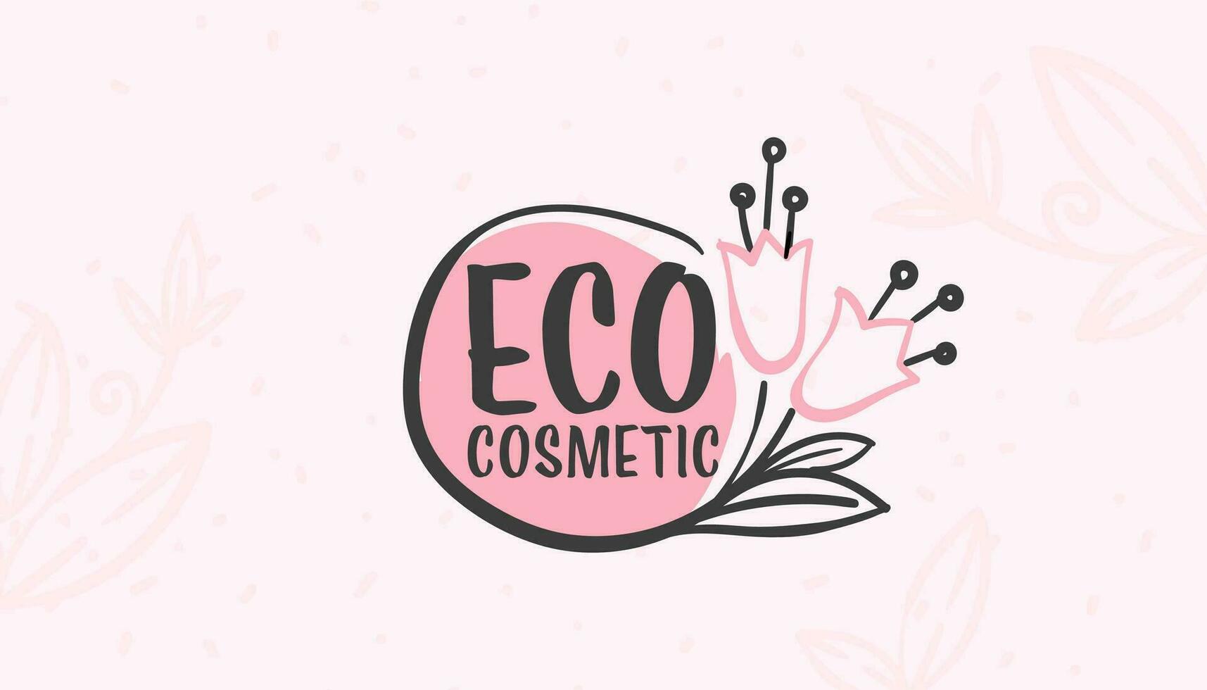 eco kosmetika och skönhet rutin- hudvård vektor