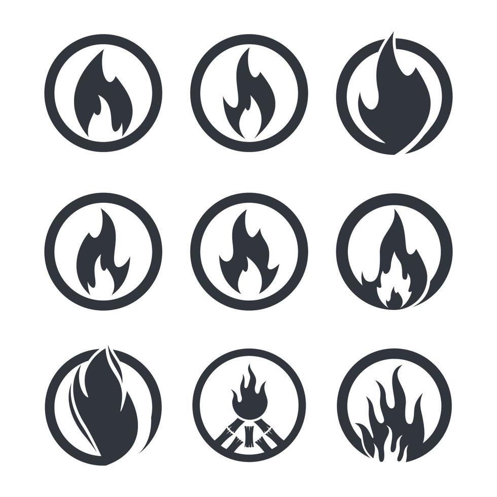 Feuer Logo Bilder vektor