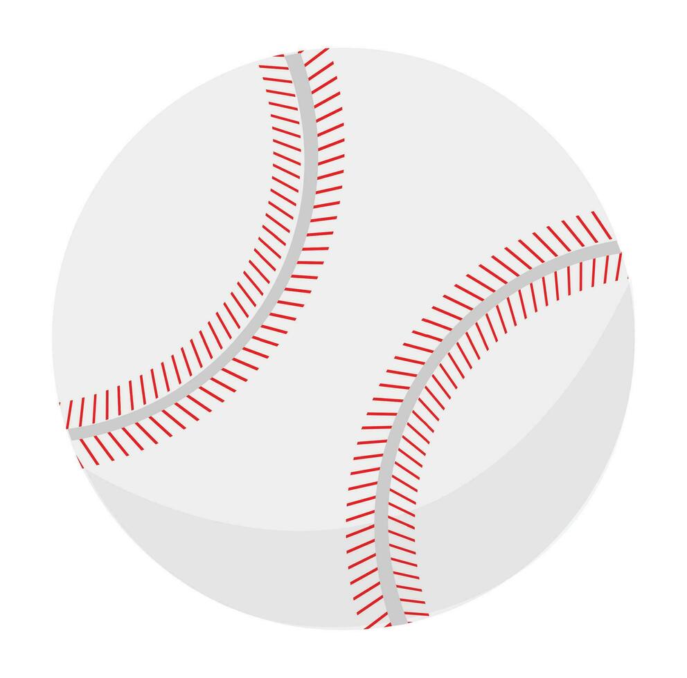 Baseball Ball, Spiel Ausrüstung zum spielen Vektor