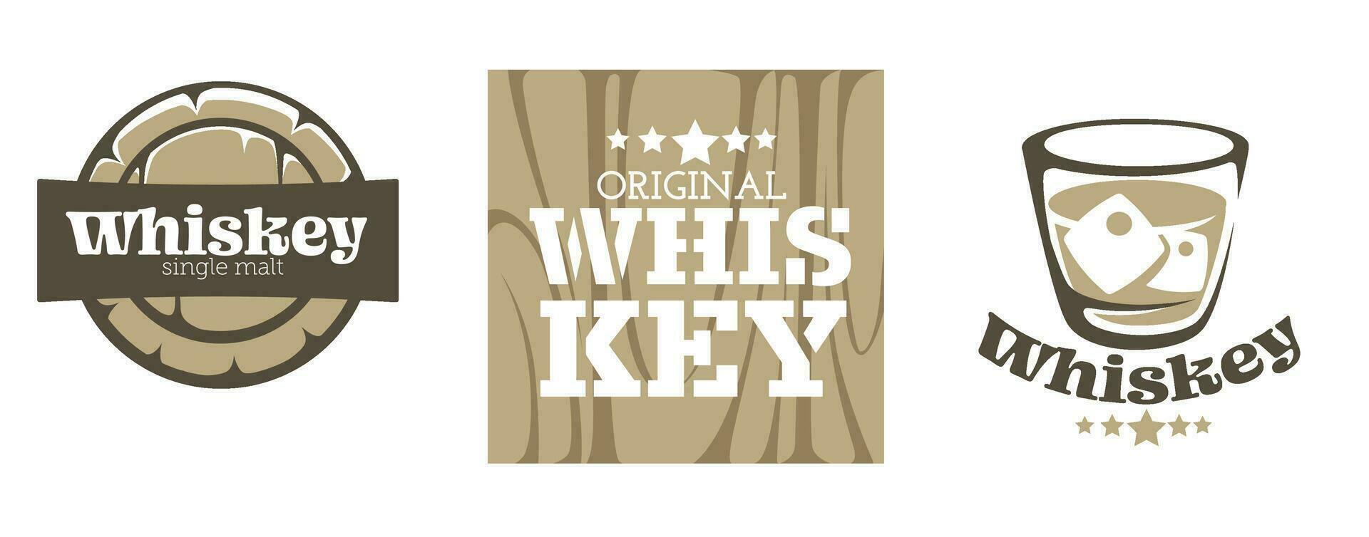 whisky original- alkoholhaltig dryck bryggeri hus vektor