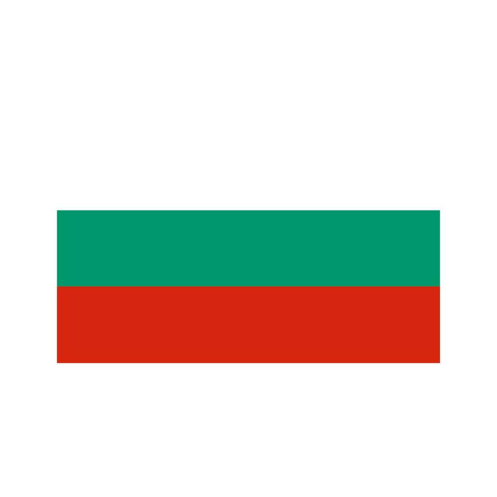 National Land Flagge von Bulgarien vektor