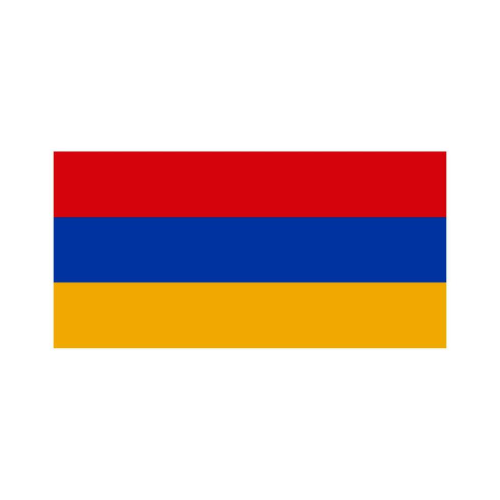 nationell Land flagga av armenia vektor