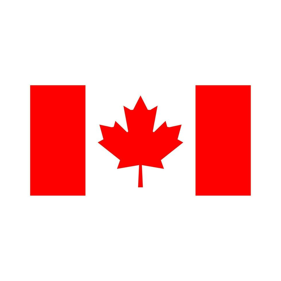 National Land Flagge von Kanada vektor