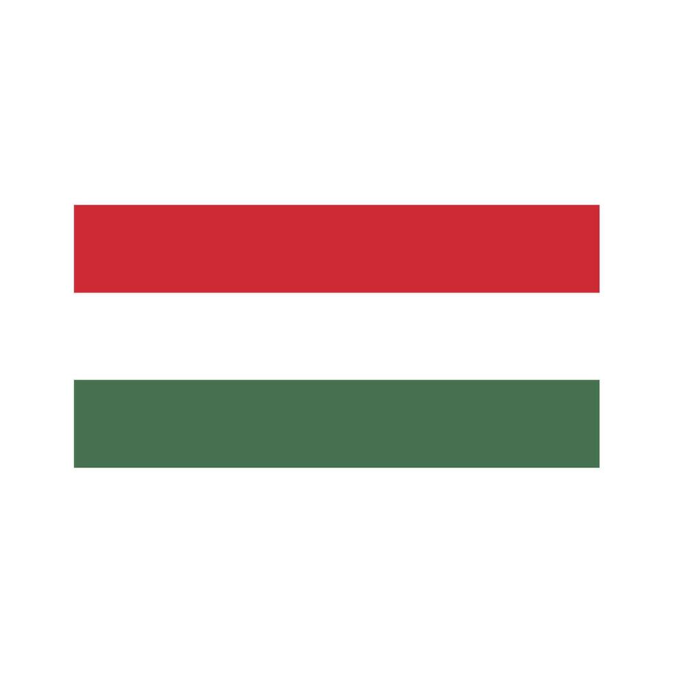 nationell Land flagga av hungaria vektor