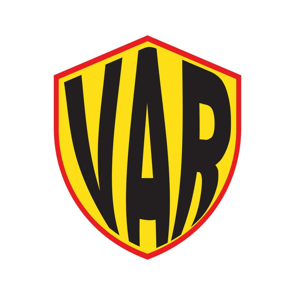 var brev logotyp vektor