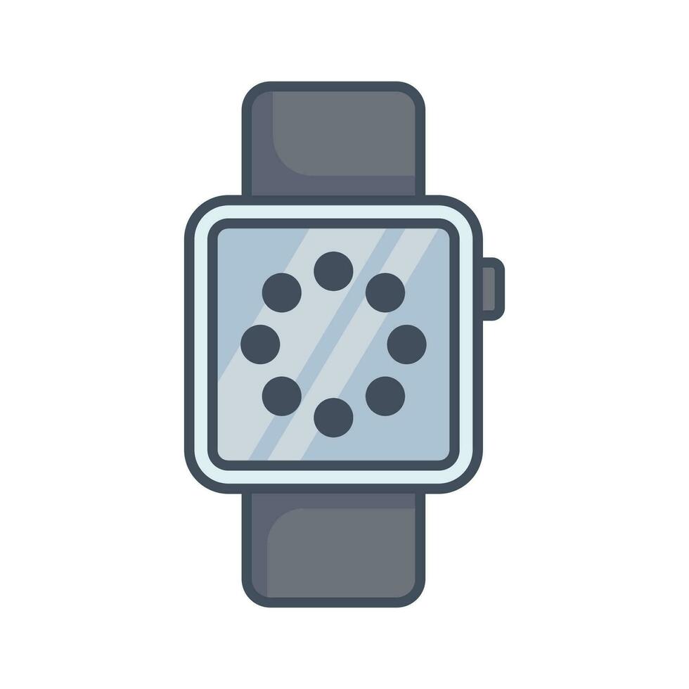 Clever Uhr Symbol Vektor Design Vorlage einfach und sauber
