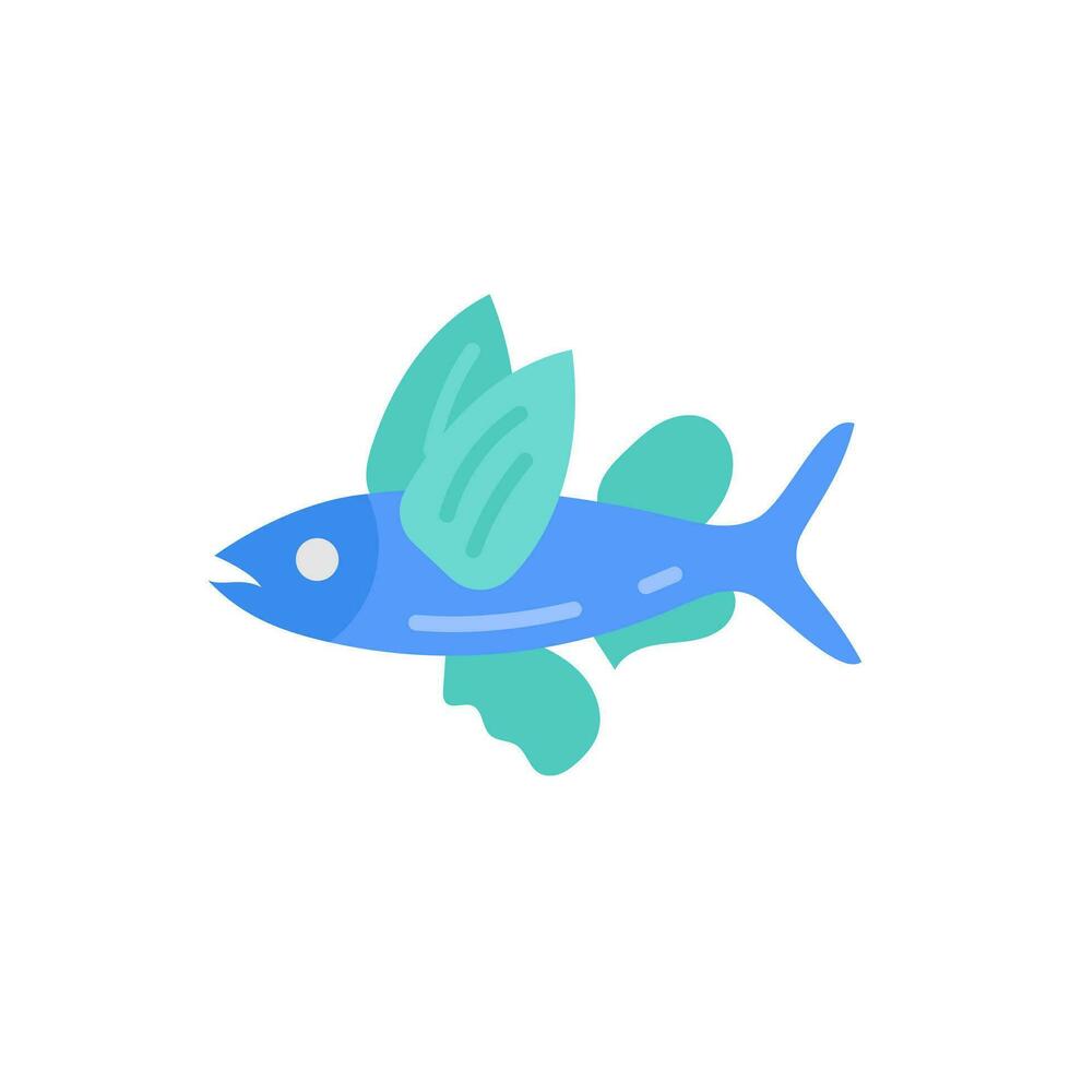 flygande fisk ikon i vektor. illustration vektor