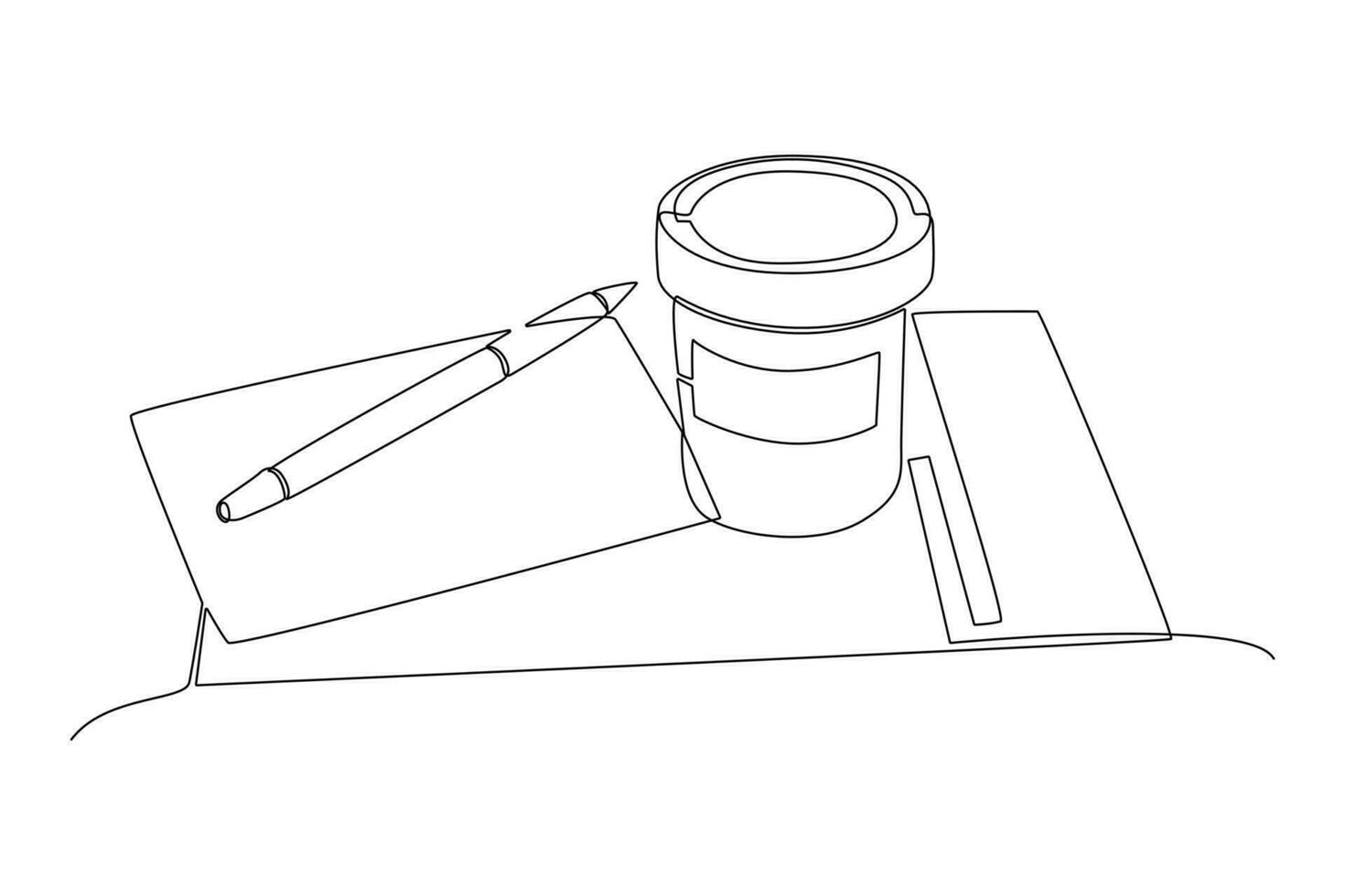 einer kontinuierlich Linie Zeichnung von Pharmazeutika und Medikament. medizinisch Konzept. Gekritzel Vektor Illustration im einfach linear Stil.