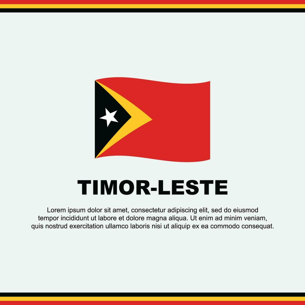 timor leste flagga bakgrund design mall. timor leste oberoende dag baner social media posta. timor leste design vektor