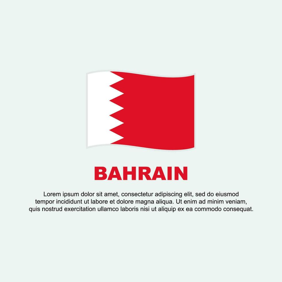 bahrain flagga bakgrund design mall. bahrain oberoende dag baner social media posta. bahrain bakgrund vektor